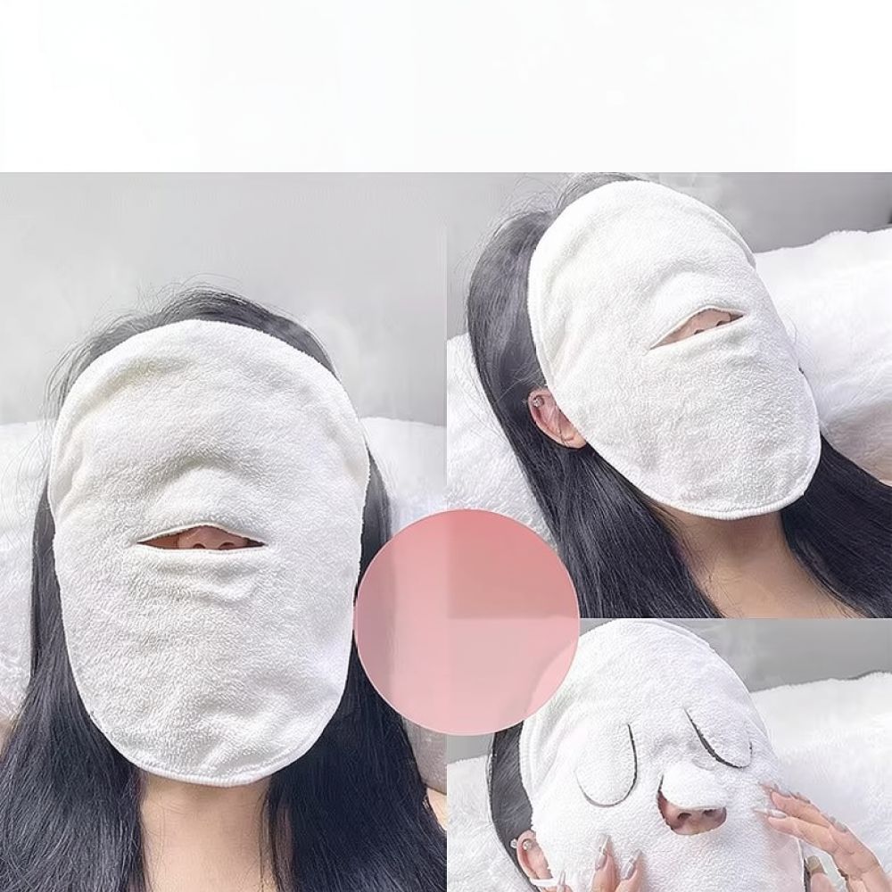 Luxury Skincare Tools - Gesichts-Dampftuch für Schönheitspflege, heiße Kompressenmaske, weiches