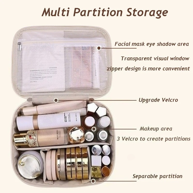 PU Leder Doppelschicht Make-Up – Luxury Skincare And Makeup Brands Bewertung und Preis