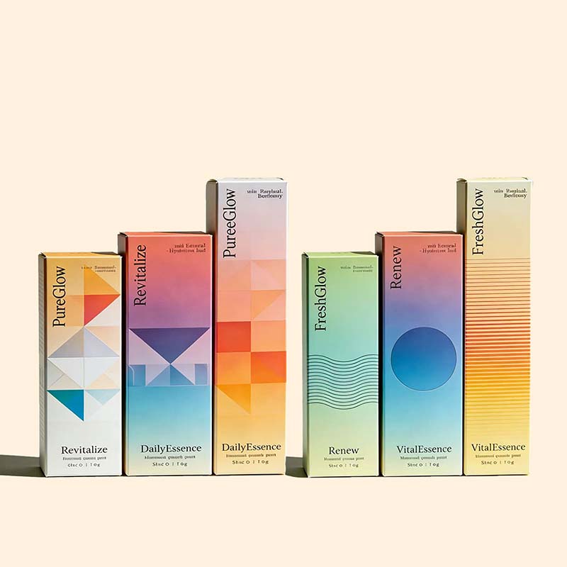 Individuelle Kosmetik-Papierbo – Luxury Skincare Logo Bewertung und Preis